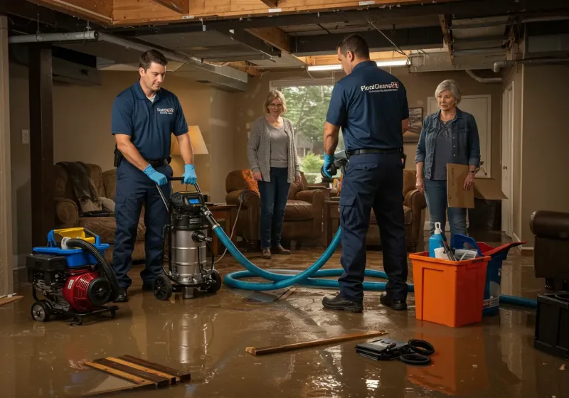 Basement Water Extraction and Removal Techniques process in Noble County, OH